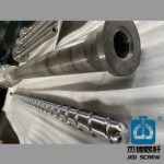 杰德 鋼帶造粒機(jī)擠出機(jī)螺桿機(jī)筒 耐熱耐腐蝕 型號(hào)齊全 支持定制-舟山市杰德機(jī)械有限公司，擠出機(jī)螺桿，注塑機(jī)螺桿，舟山螺桿，螺桿廠